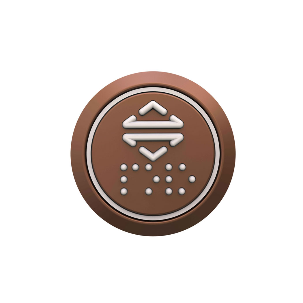 Buton - Yuvarlak (Bronz)